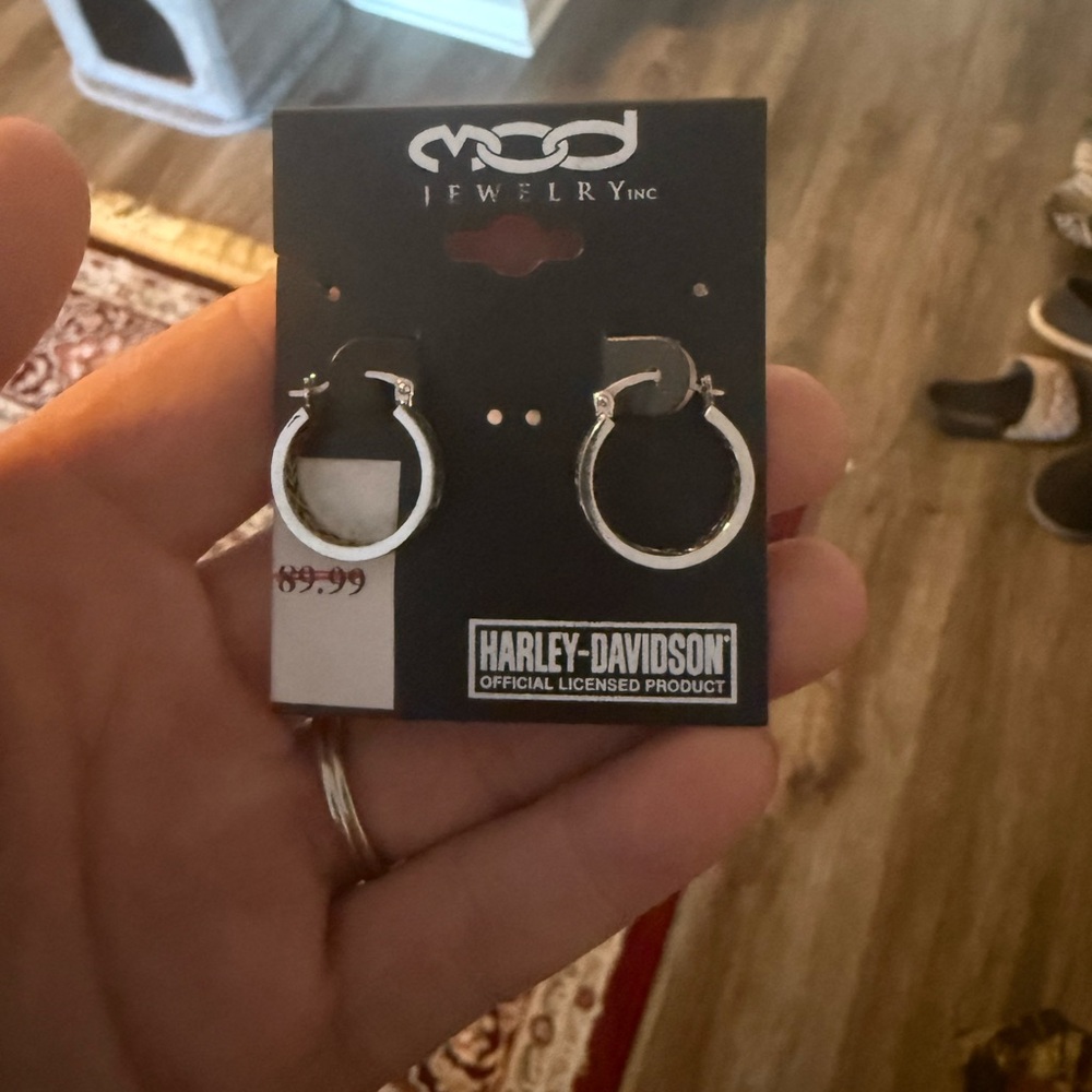 Harley-Davidson Classic Silver Earrings
